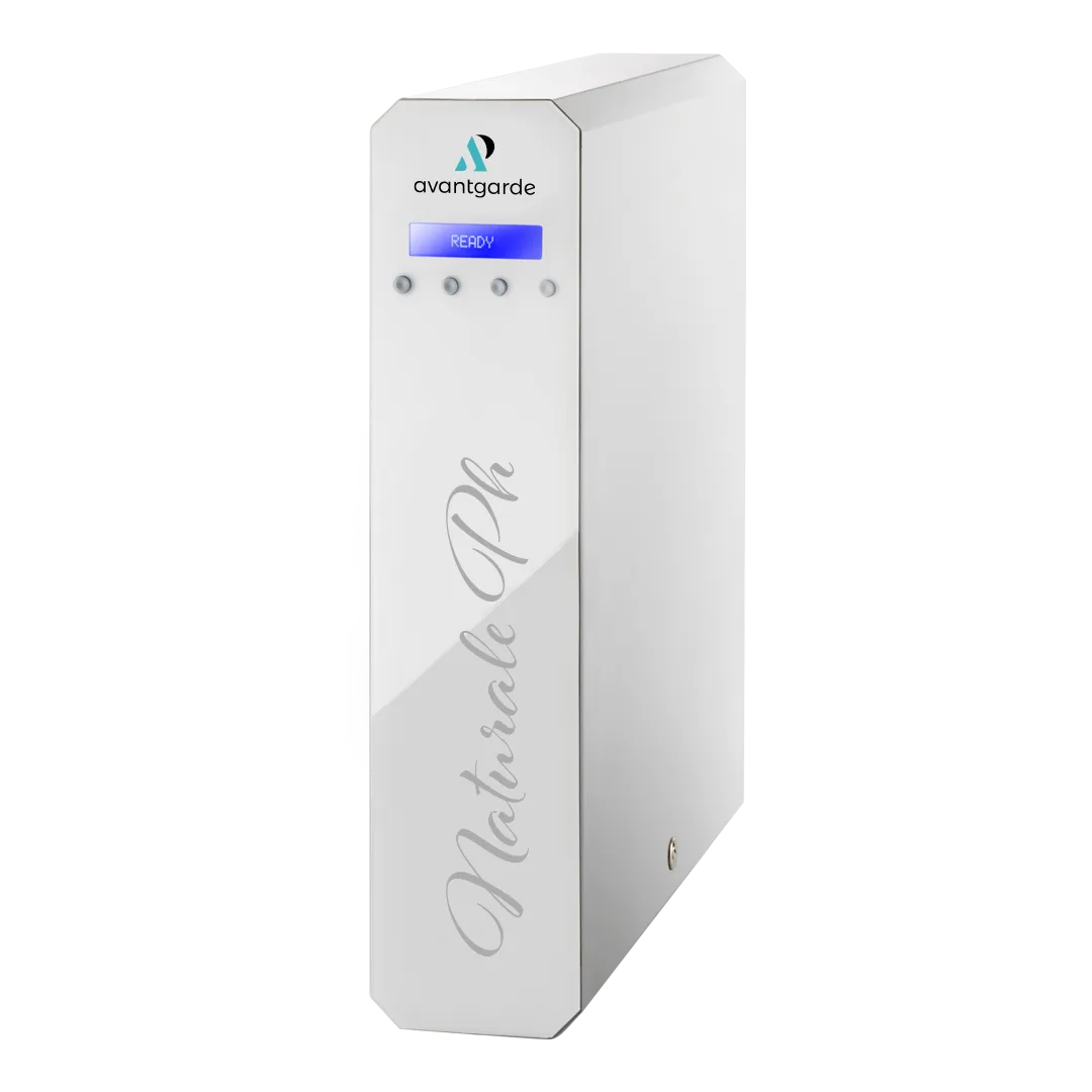 Erogatore Avantgarde Osmosystem 150, bianco, sottile, con display luminoso