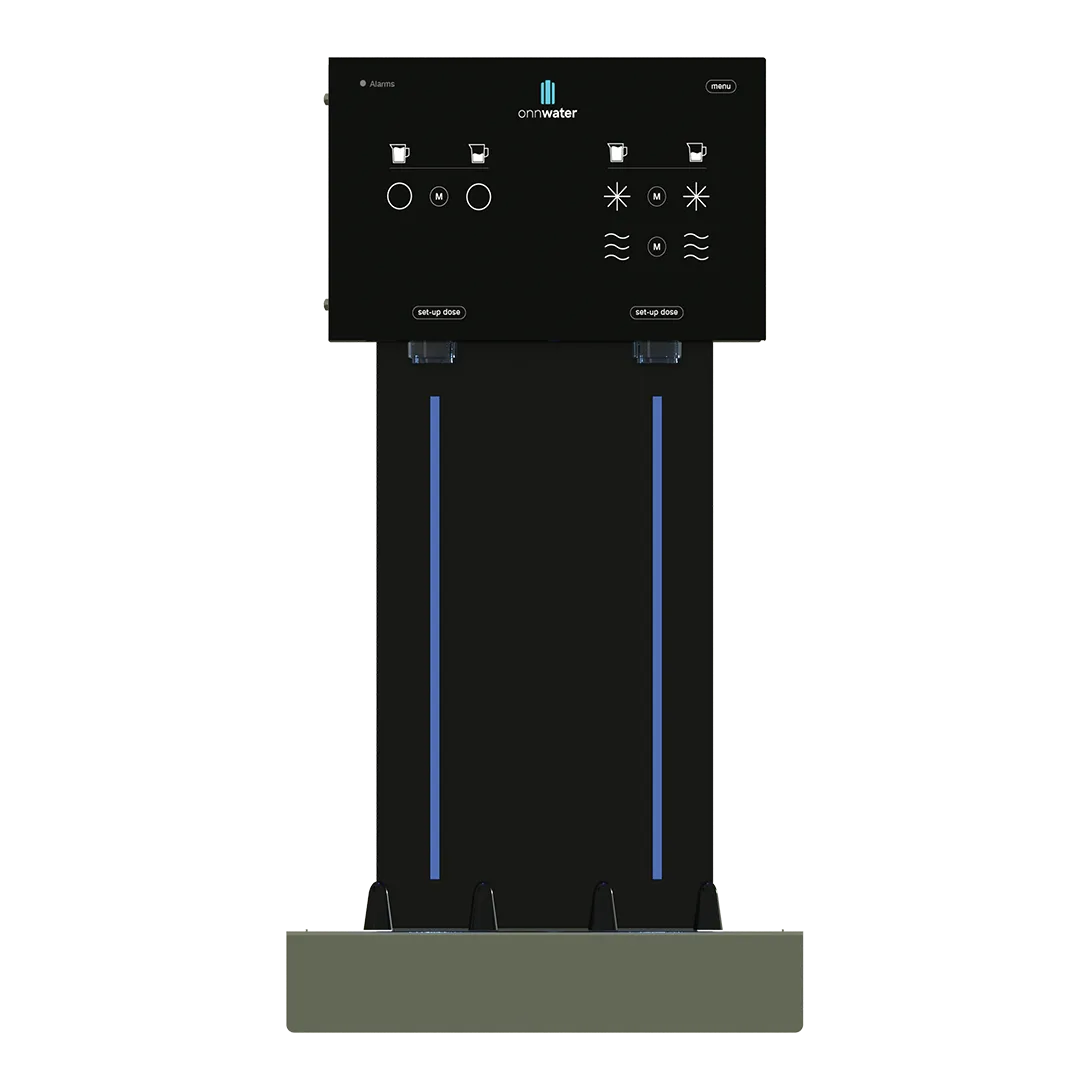 Colonnina erogatrice Avantgarde Tap-in, a torre, nera